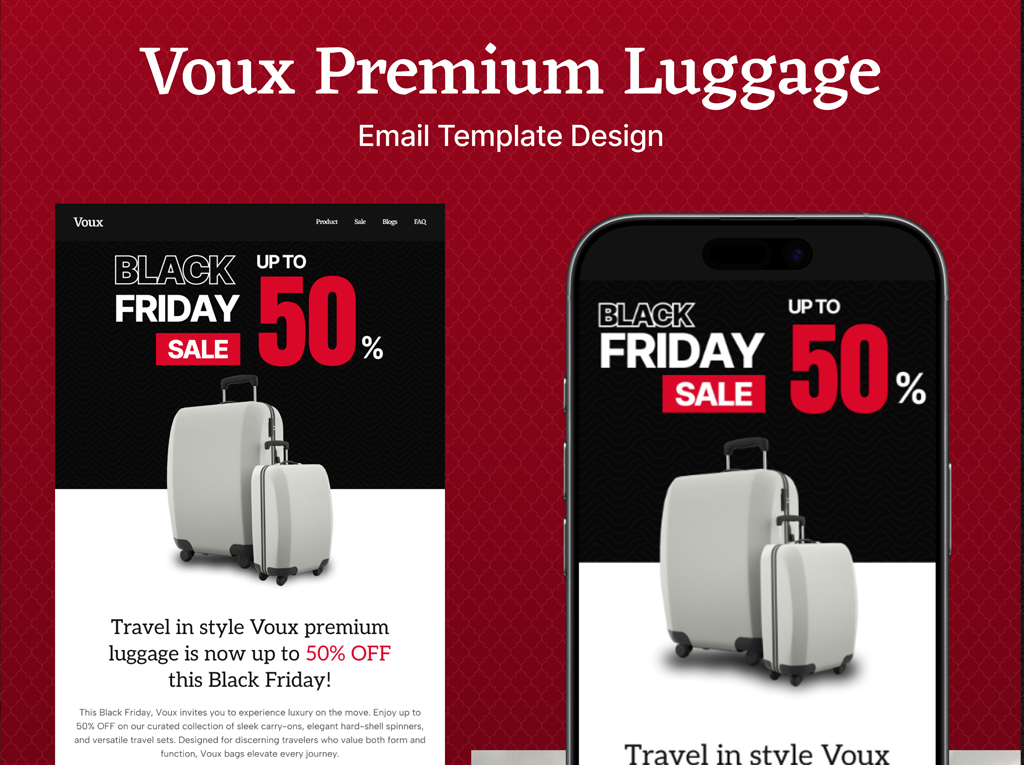 voux premium luggage thumbnail